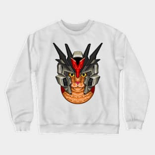 Feline Mecha: Gundam Helmet Edition 3 Crewneck Sweatshirt